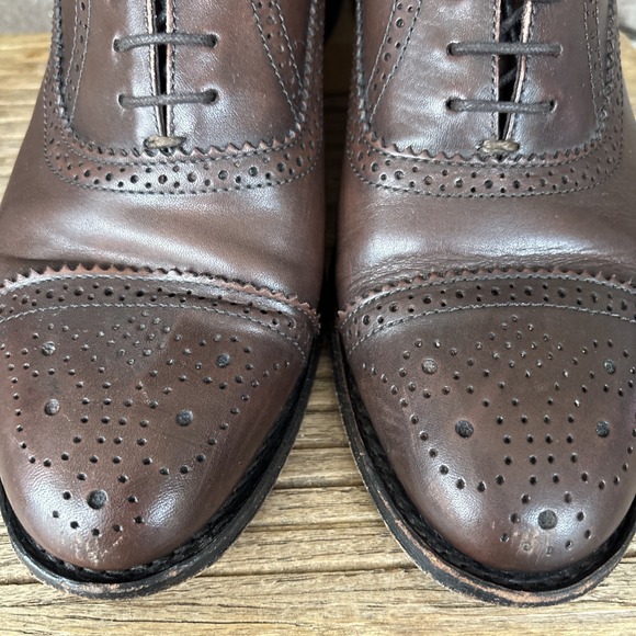 Brooks Brothers Oxford Leather Upper Insole & Out Sole /Cap Toe Brown Men US 9 D main image 10